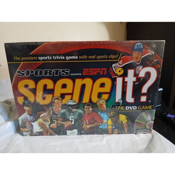 Scene It Sports The DVD Board Game Sports Trivia Powered By ESPN Sealed - Picture 1 of 3